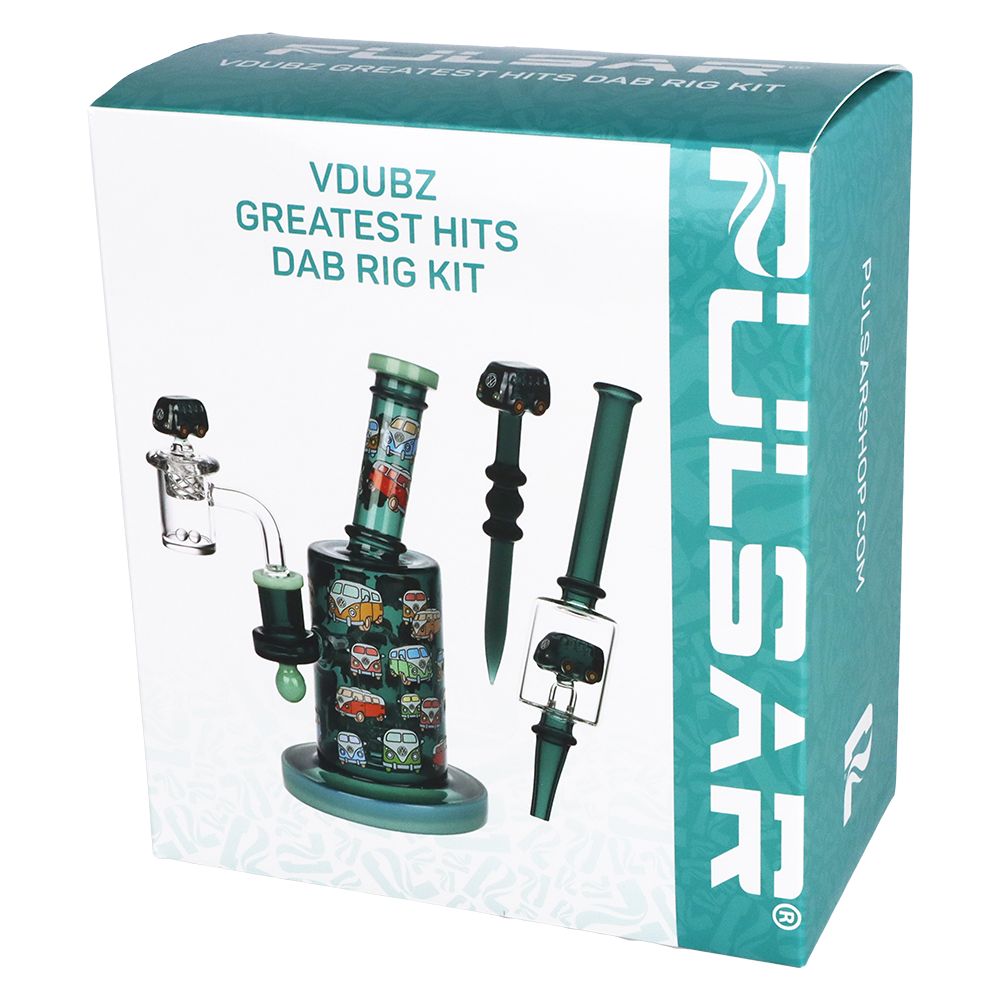 Pulsar Greatest Hits Series Glow Dab Rig Kit / 8" by Smoke Drop - view 33 | Buddy Brandz