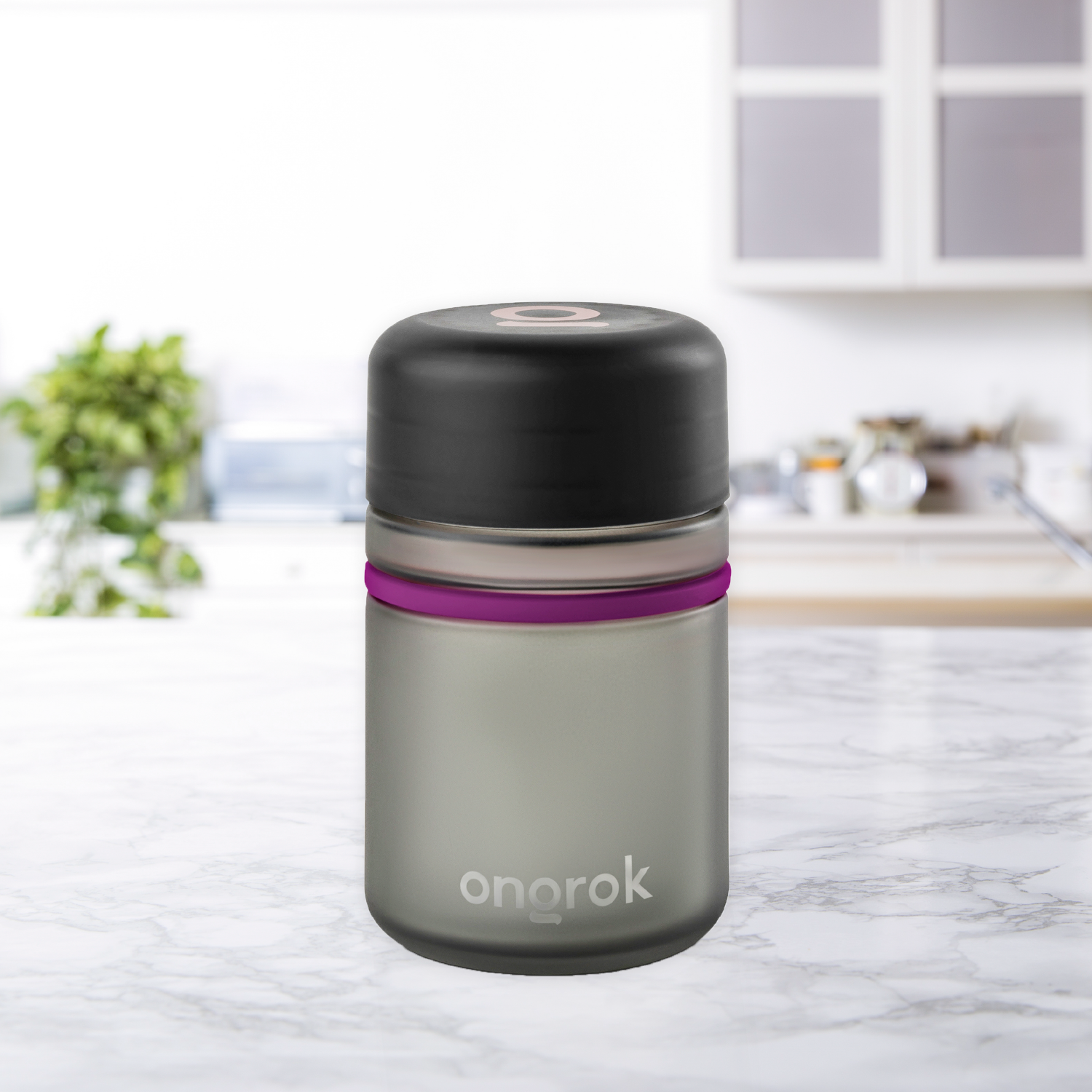 Ongrok Child Resistant Glass Storage Jar, 3 pack x 180ml each by Smoke Drop - view 5 | Buddy Brandz