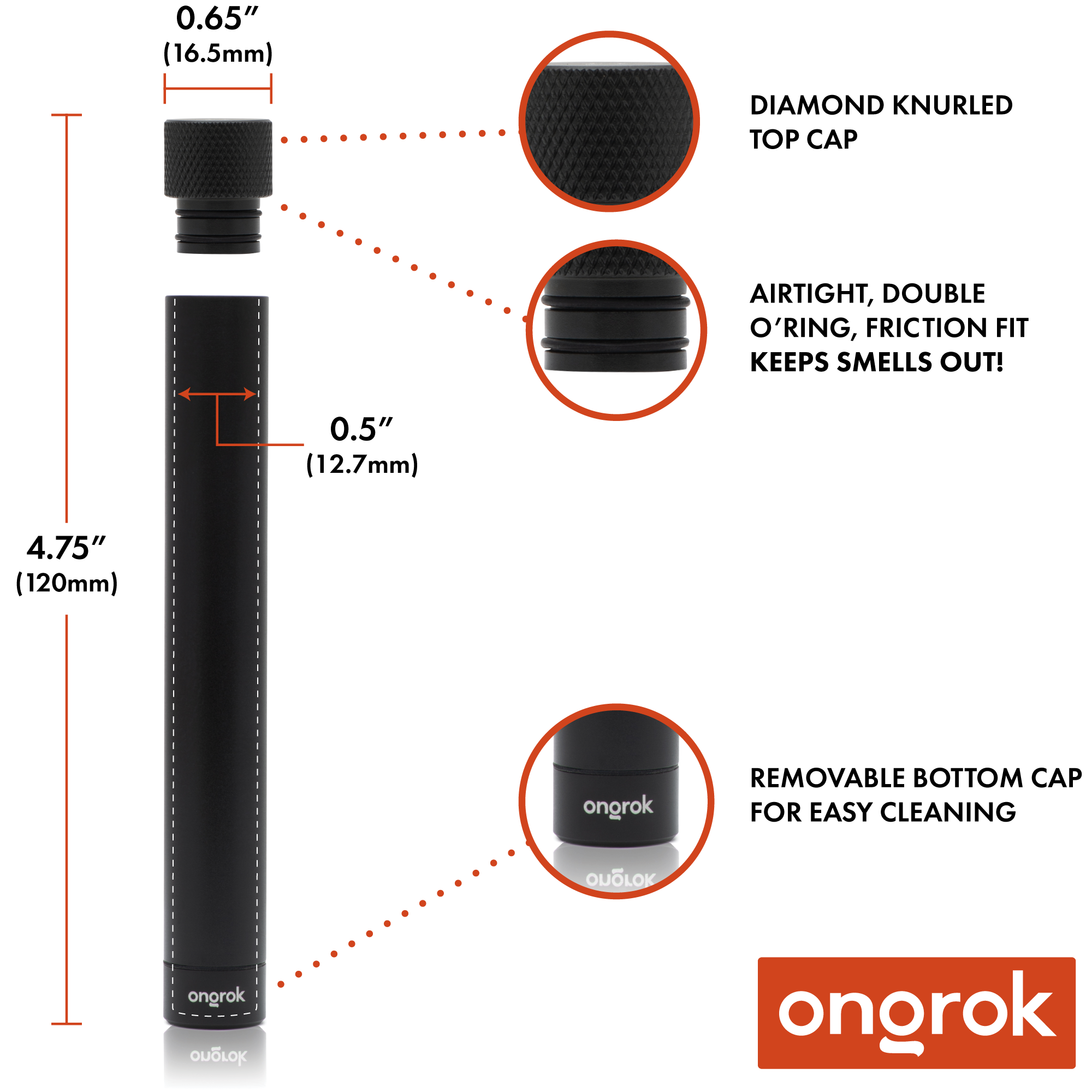 Ongrok Premium Storage Tube | Single by Smoke Drop - view 22 | Buddy Brandz