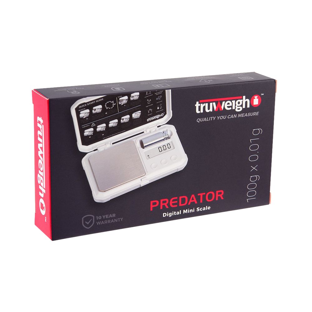 Truweigh Predator Digital Mini Scale | 100g x 0.01g by Smoke Drop - view 12 | Buddy Brandz