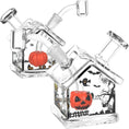 Laad de afbeelding in de Gallery-viewer, Halloween House Glass Dab Rig - 4.5" / 14mm F
