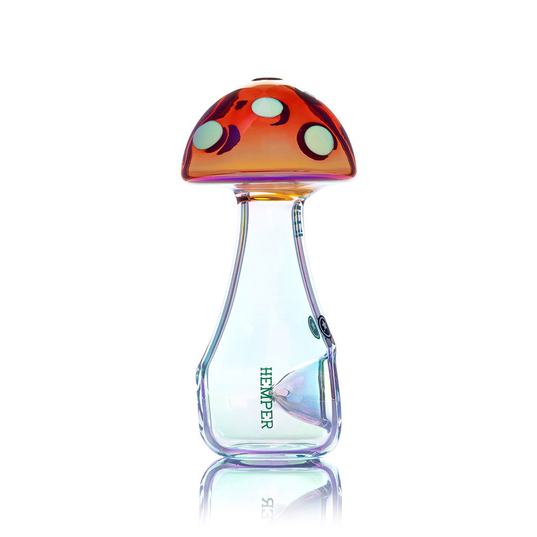 HEMPER- Trippy Shroom Pipe by Smoke Drop - view 5 | Buddy Brandz