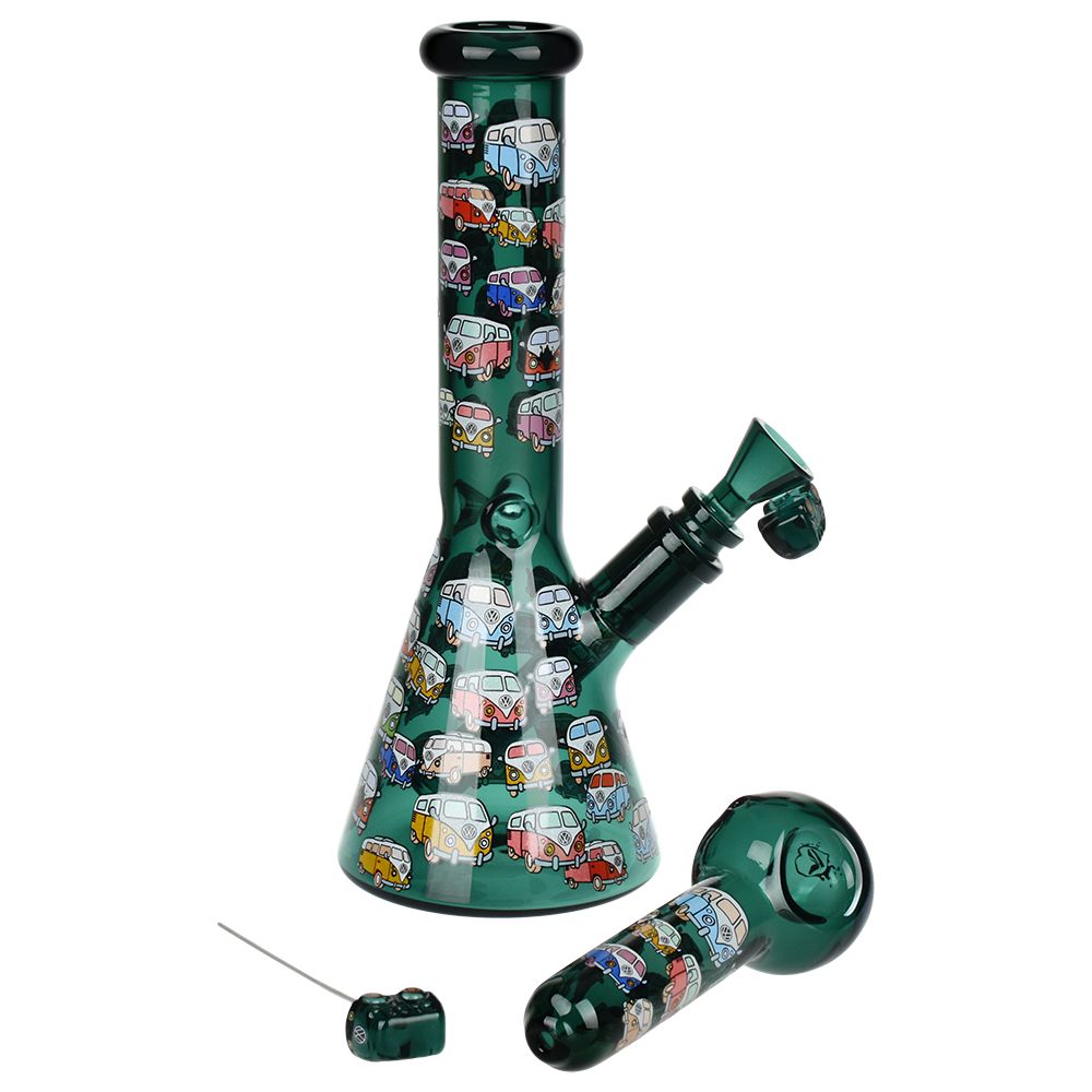 Pulsar Greatest Hits Series Glow Beaker / 10" by Smoke Drop - view 30 | Buddy Brandz