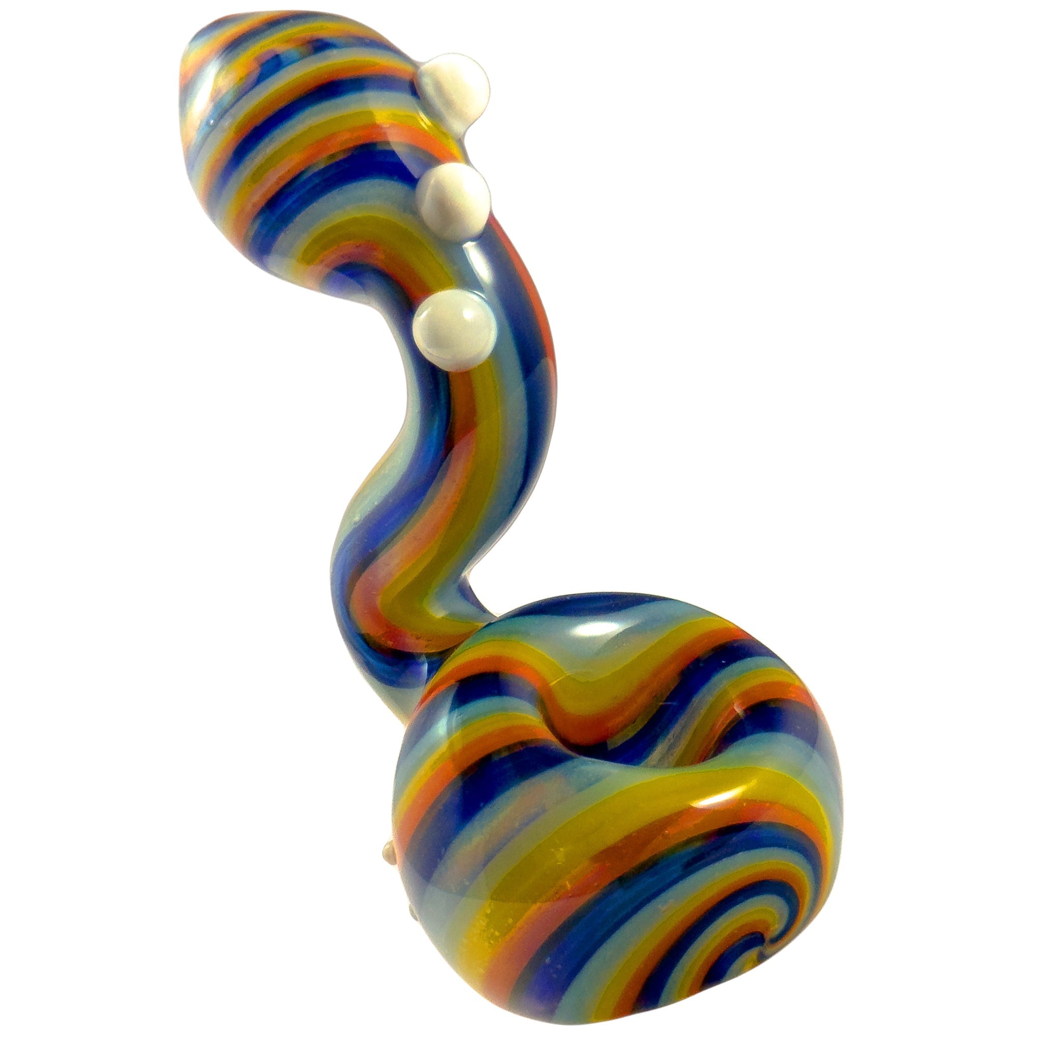 Curvy Standing Sherlocks w/ Dots (Various Colors) by Smoke Drop - view 3 | Buddy Brandz