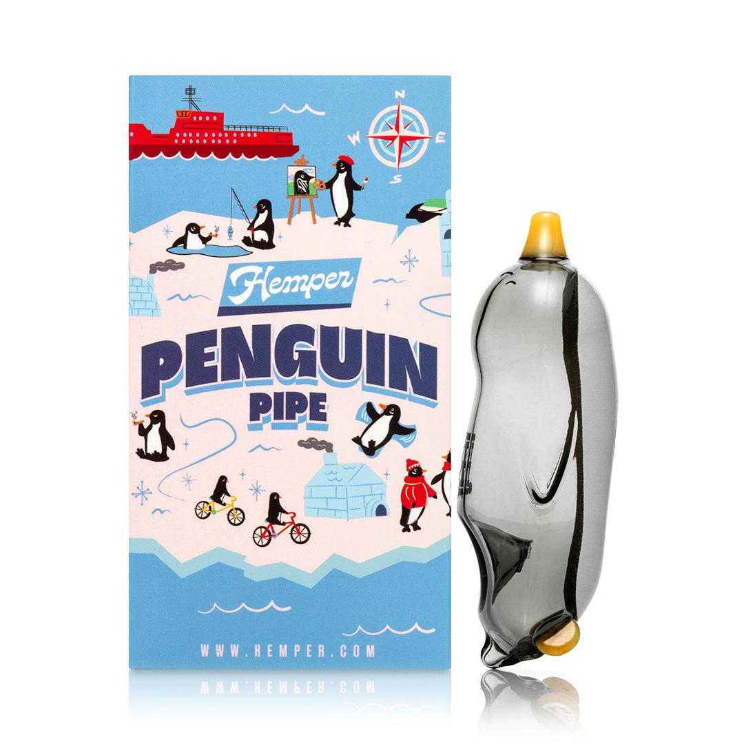 Penguin Hand Pipe by Smoke Drop | Buddy Brandz