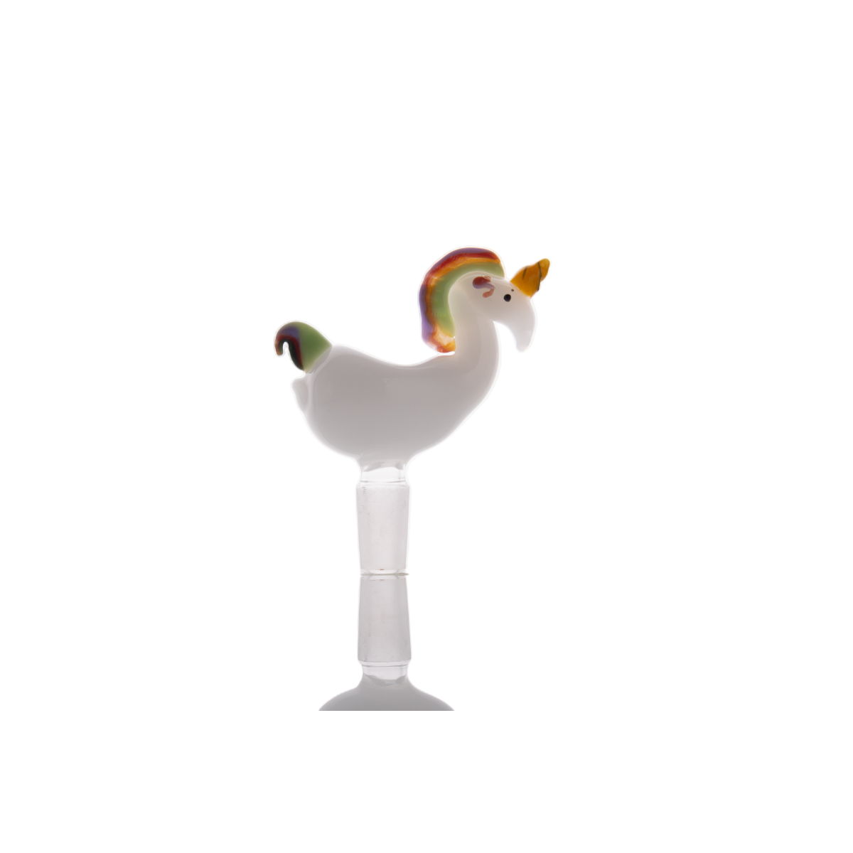 Heady Unicorn Bowl 14mm Male Joint by Smoke Drop | Buddy Brandz