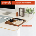 Cargar la imagen en la vista de la galería, Ongrok Premium Natural Acacia Wood Tray | 9.5" x 9.5" by Smoke Drop - view 12 | Buddy Brandz
