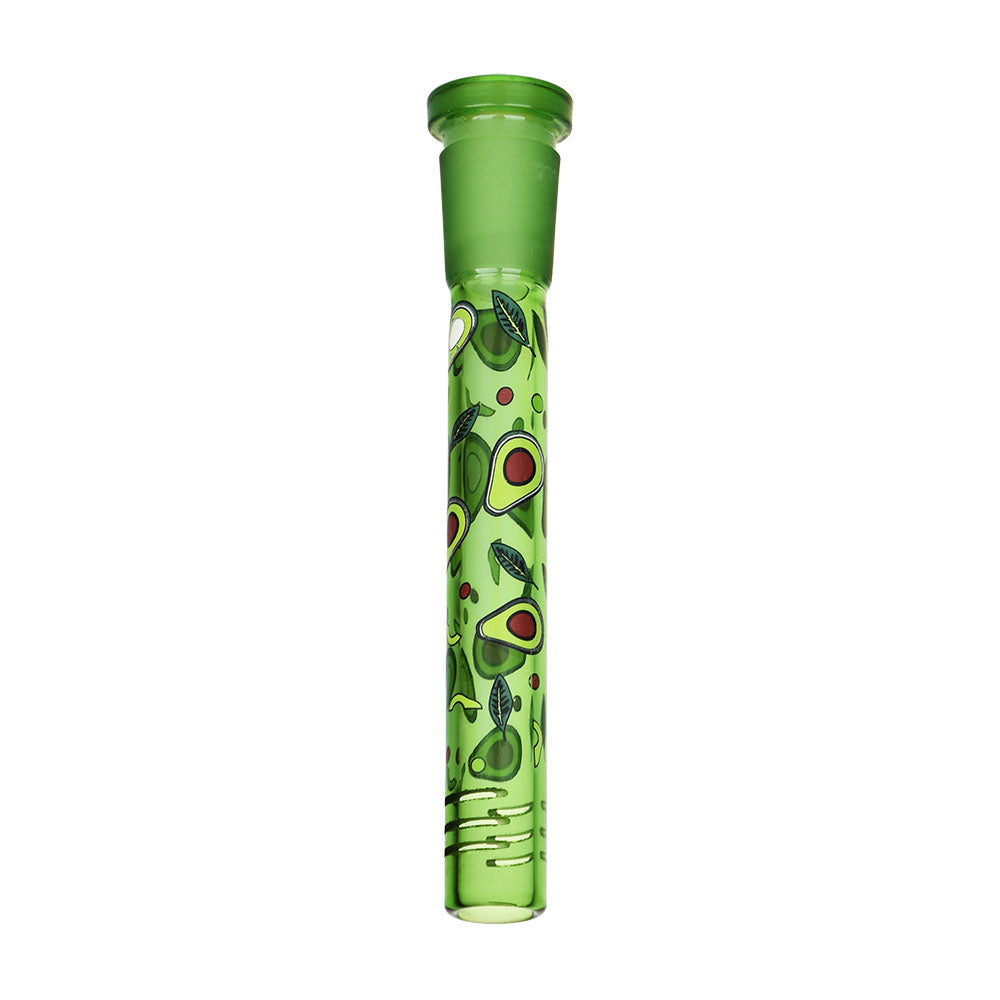 Pulsar Fruit Series Avocado Gold Herb Pipe Glow Duo - 10" / 14mm F by Smoke Drop - view 6 | Buddy Brandz