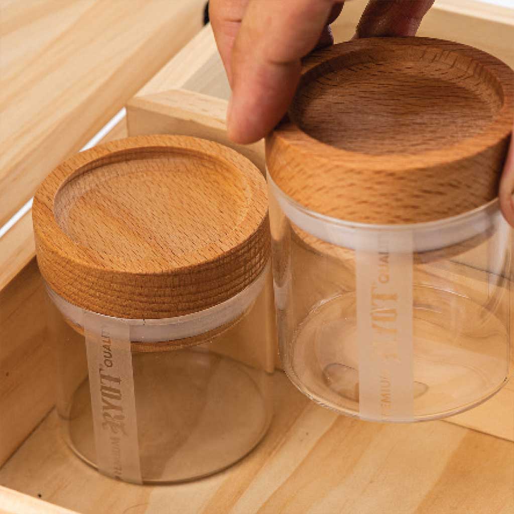 HUMIDOR WALNUT COMBO BOX by Smoke Drop - view 8 | Buddy Brandz