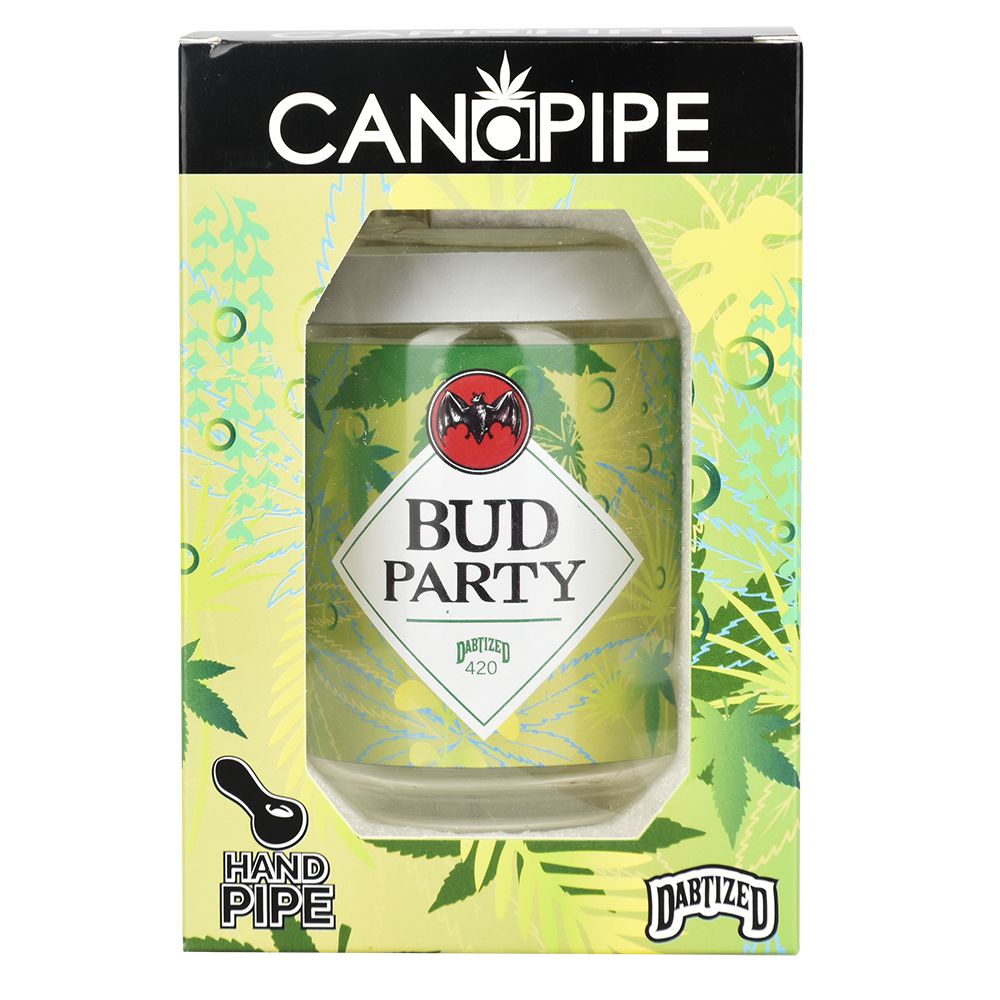 Dabtized CANaPIPE Glass Hand Pipe - 4.25" / Designs Vary by Smoke Drop - view 7 | Buddy Brandz
