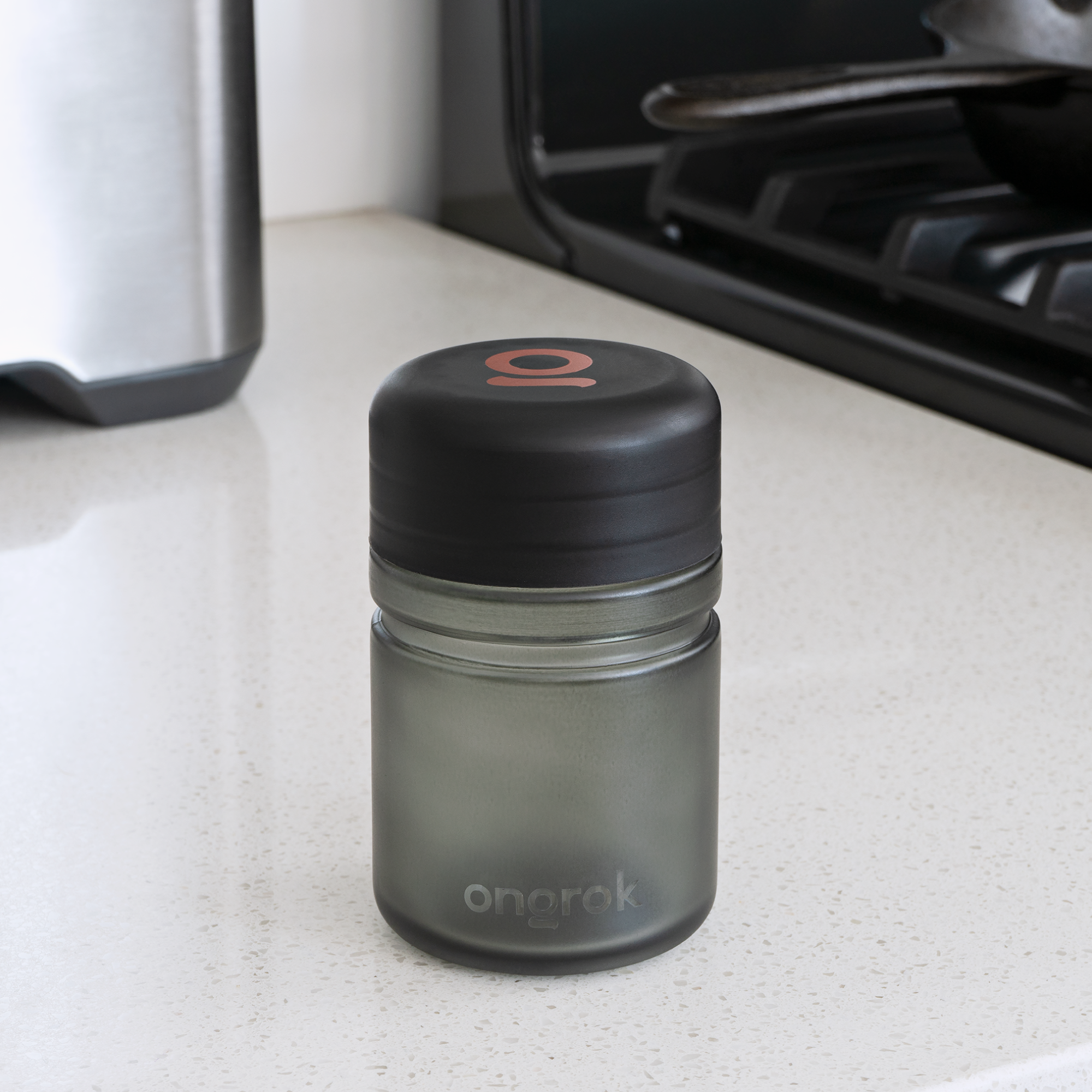 Ongrok Child Resistant Glass Storage Jar, 3 pack x 180ml each by Smoke Drop - view 8 | Buddy Brandz