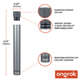 Load image into Gallery viewer, Ongrok Premium Storage Tube | Single by Smoke Drop - view 10 | Buddy Brandz
