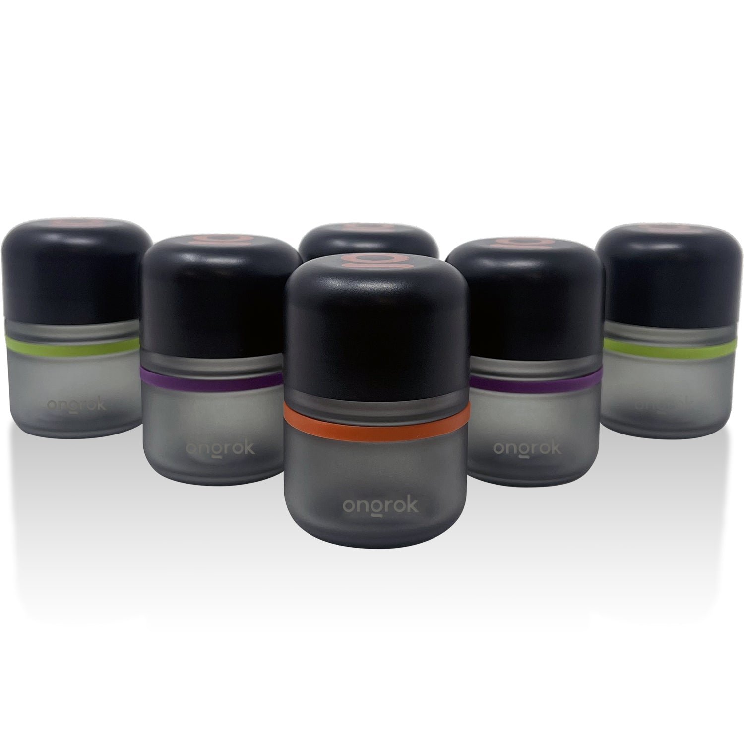 Ongrok 80ml Child Resistant Jar | 6 Pack by Smoke Drop | Buddy Brandz