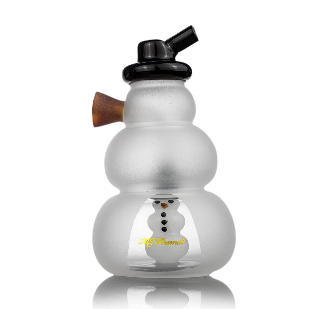 MJ Arsenal Snowperson Blunt Bubbler by Smoke Drop | Buddy Brandz
