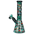 Load image into Gallery viewer, Pulsar Greatest Hits Series Glow Beaker / 10" by Smoke Drop - view 32 | Buddy Brandz
