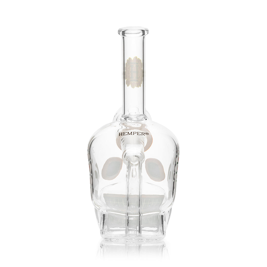 Dia De Los Muertos Skull Bong 6.1" by Smoke Drop - view 6 | Buddy Brandz