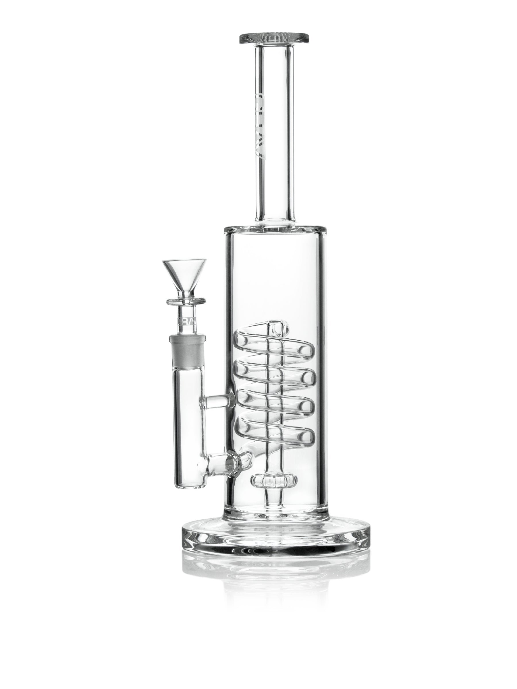 GRAV® Clear Coil Showerhead Water Pipe by Smoke Drop | Buddy Brandz