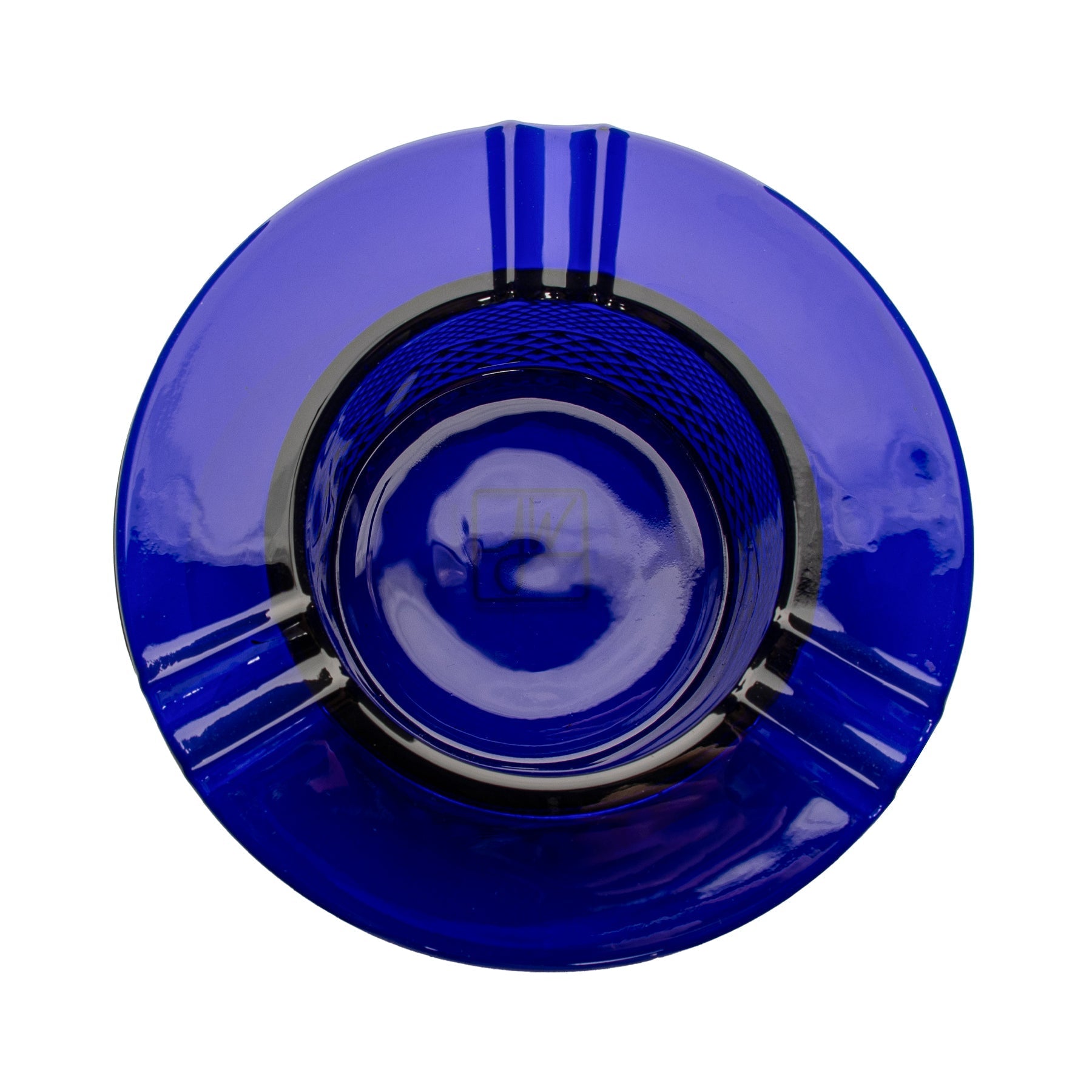 Twenties Collection Ashtray | Cobalt by Smoke Drop - view 2 | Buddy Brandz
