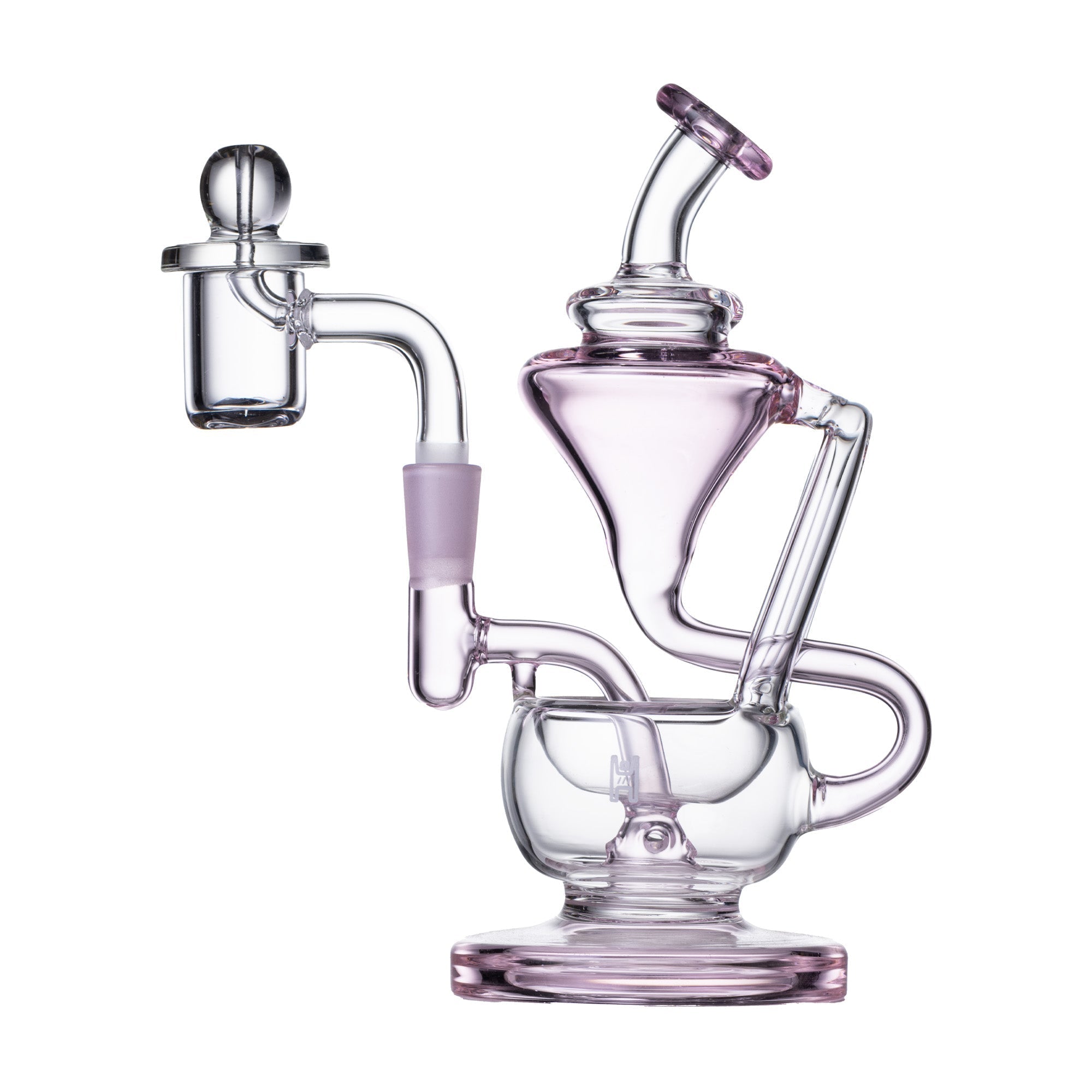Human Grade 5" Recycler by Smoke Drop - view 3 | Buddy Brandz