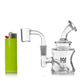 Load image into Gallery viewer, MJ Arsenal Jammer Mini Dab Rig by Smoke Drop - view 3 | Buddy Brandz
