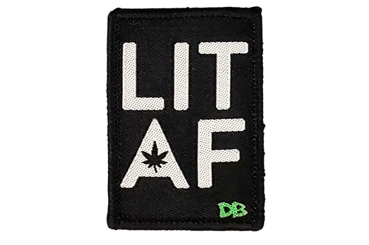 LIT AF Patch by Smoke Drop | Buddy Brandz | Buddy Brandz