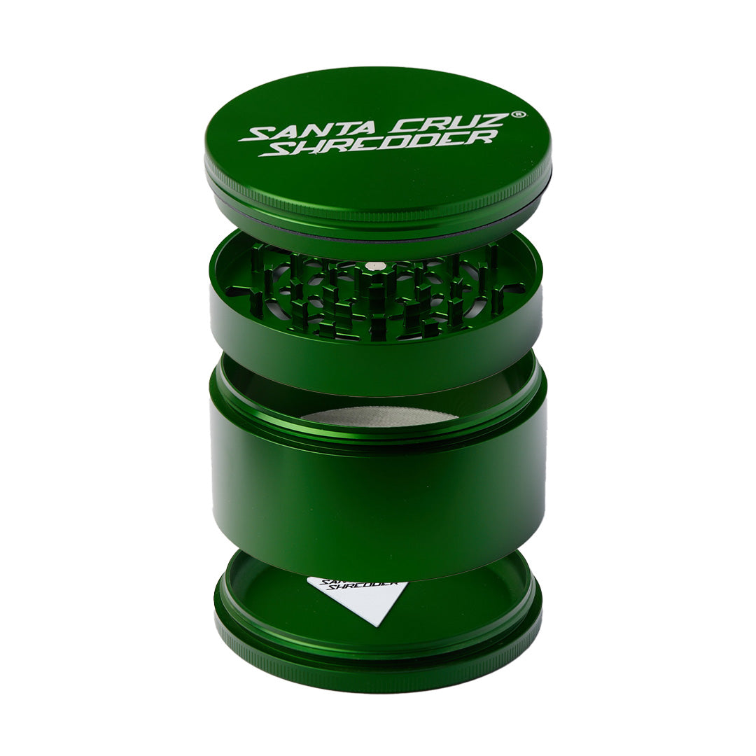 Santa Cruz Shredder Large 4-Piece Grinder by Smoke Drop - view 6 | Buddy Brandz