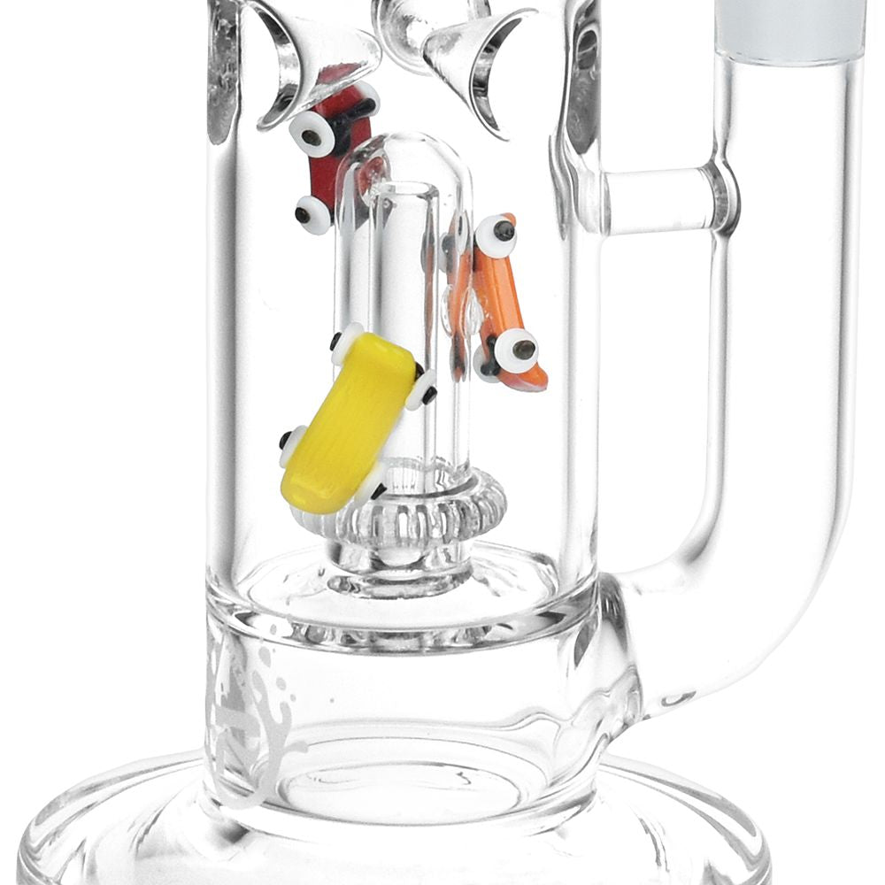 Pulsar Skate or Die Straight Tube Glass Water Pipe by Smoke Drop - view 2 | Buddy Brandz