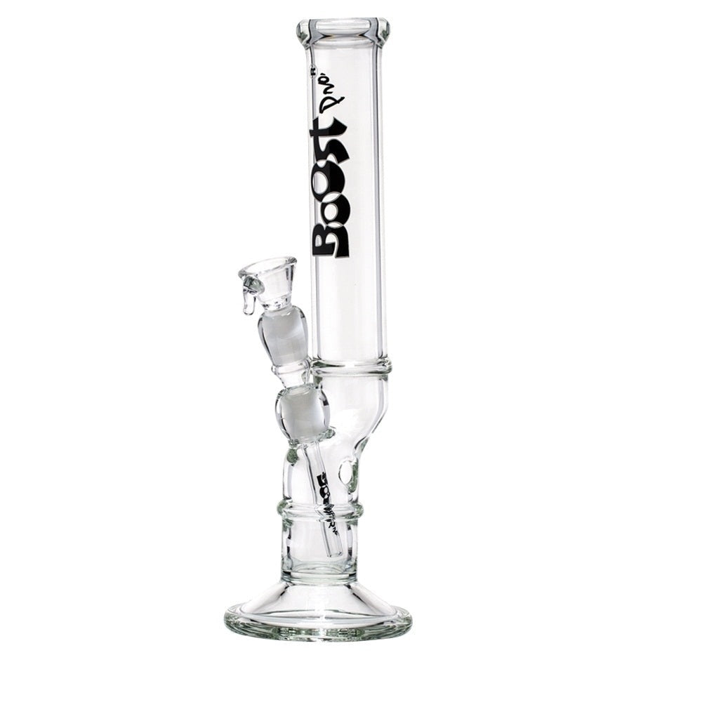 Boost | 12.5" Pro Bolt Glass Water Pipe Bong by Smoke Drop | Buddy Brandz