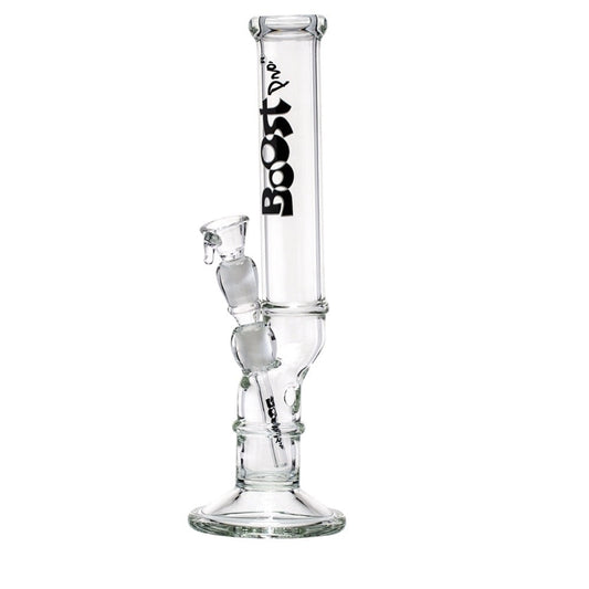 Boost | 12.5" Pro Bolt Glass Water Pipe Bong by Smoke Drop | Buddy Brandz | Buddy Brandz