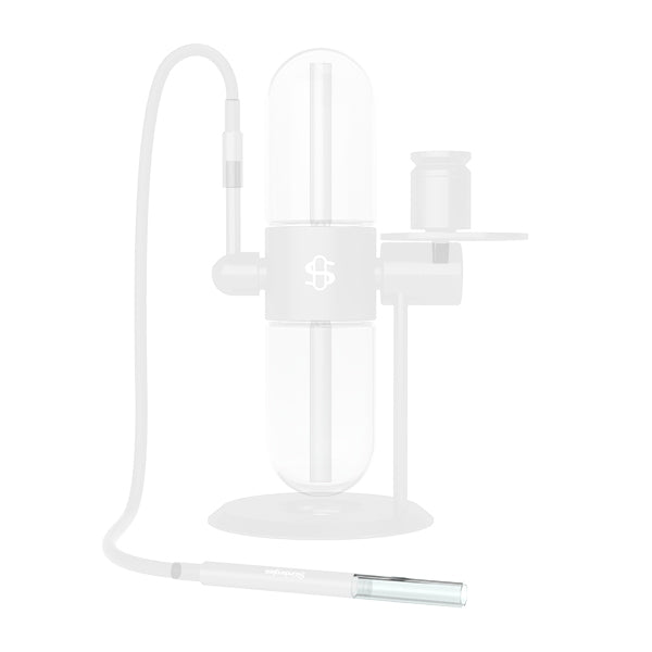 Stündenglass Blue Glass Hose Tip by Smoke Drop - view 2 | Buddy Brandz