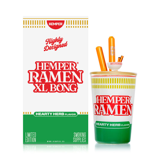 Ramen Cup XL Bong 8.6" by Smoke Drop | Buddy Brandz | Buddy Brandz