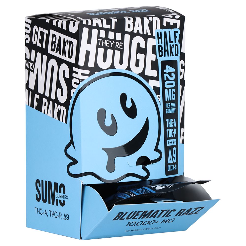 Half Bak'd Sumo THCA, THCP & D8 Gummies by Smoke Drop - view 3 | Buddy Brandz