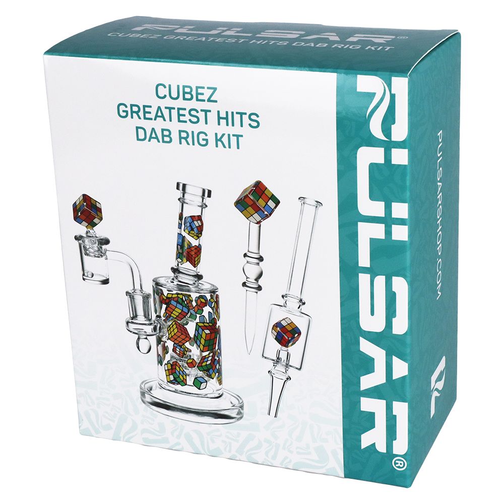 Pulsar Greatest Hits Series Glow Dab Rig Kit / 8" by Smoke Drop - view 17 | Buddy Brandz