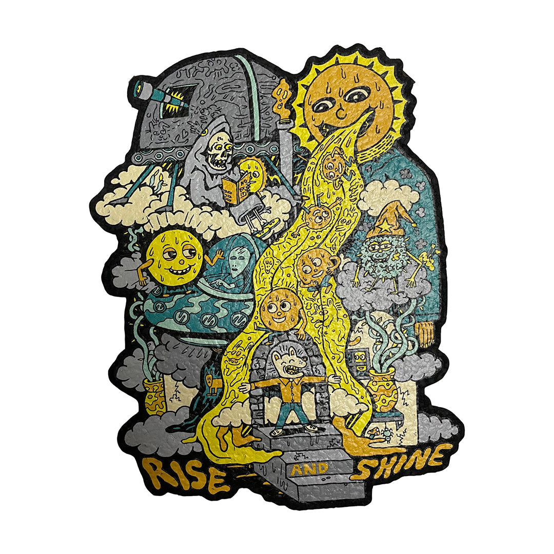 East Coasters 12" Dab Mats by Smoke Drop | Buddy Brandz