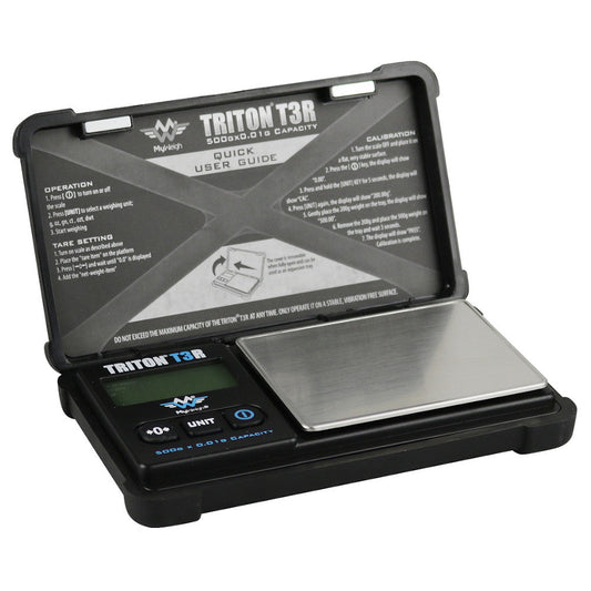 MyWeigh Triton T3R Digital Scale | 500g x 0.01g by Smoke Drop | Buddy Brandz | Buddy Brandz
