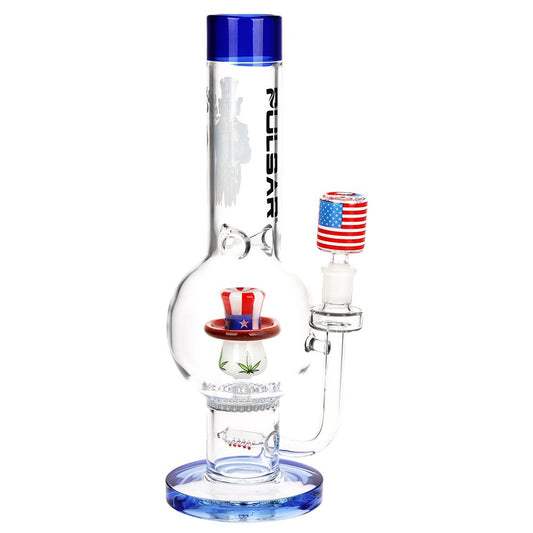 Pulsar USA Top Hat Bubble Base Glass Water Pipe - 13.25" / 14mm F | Buddy Brandz