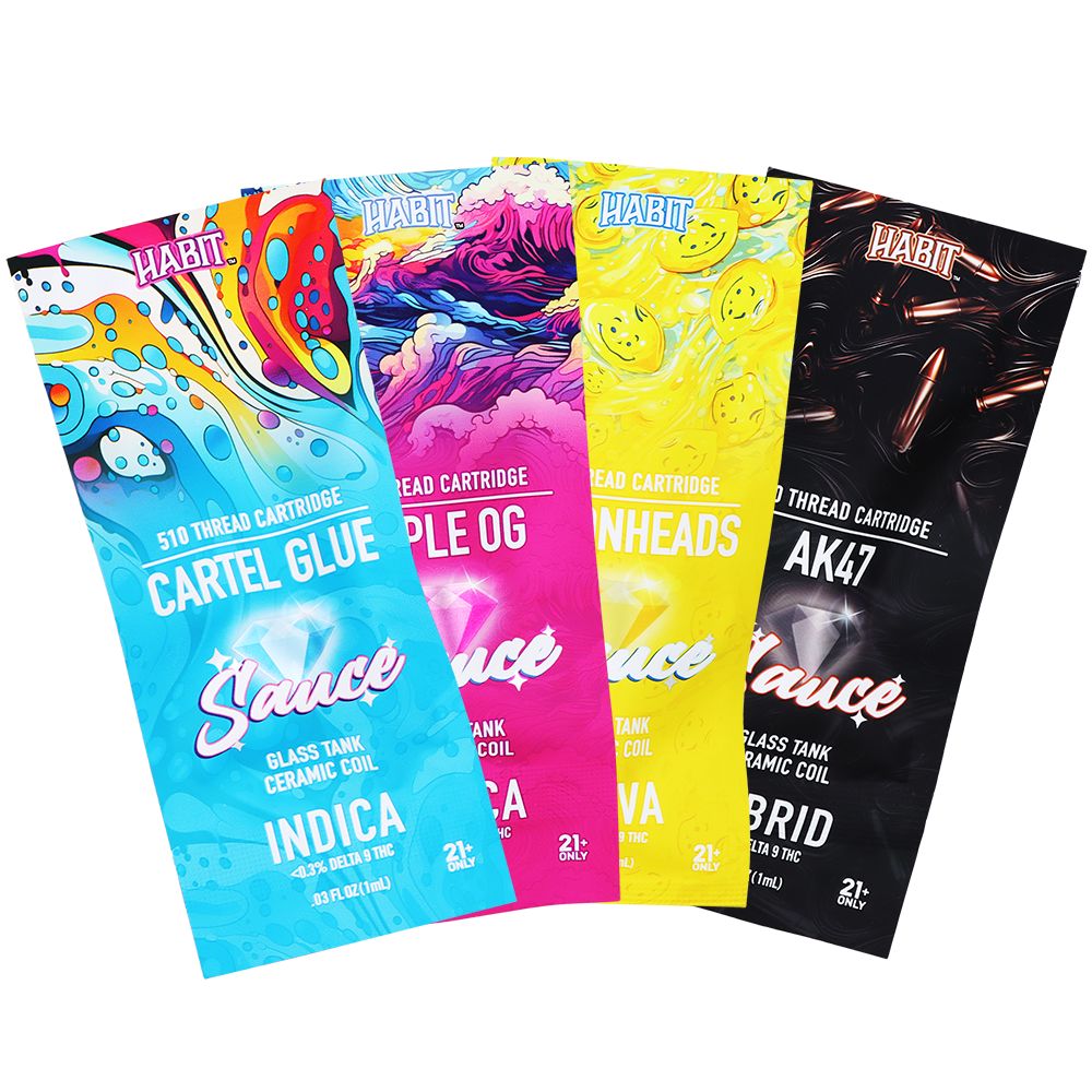 Habit THCA Sauce Ceramic Coil Cartridge | 1g | 10ct by Smoke Drop - view 2 | Buddy Brandz