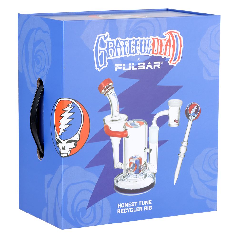 Grateful Dead x Pulsar Honest Tune Recycler Rig Set - 8.5" / 14mm F by Smoke Drop - view 6 | Buddy Brandz
