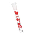 Load image into Gallery viewer, Pulsar Valentine's Hearts 'n' Roses Glass Herb Pipe Duo - 10" / 14mm F by Smoke Drop - view 4 | Buddy Brandz
