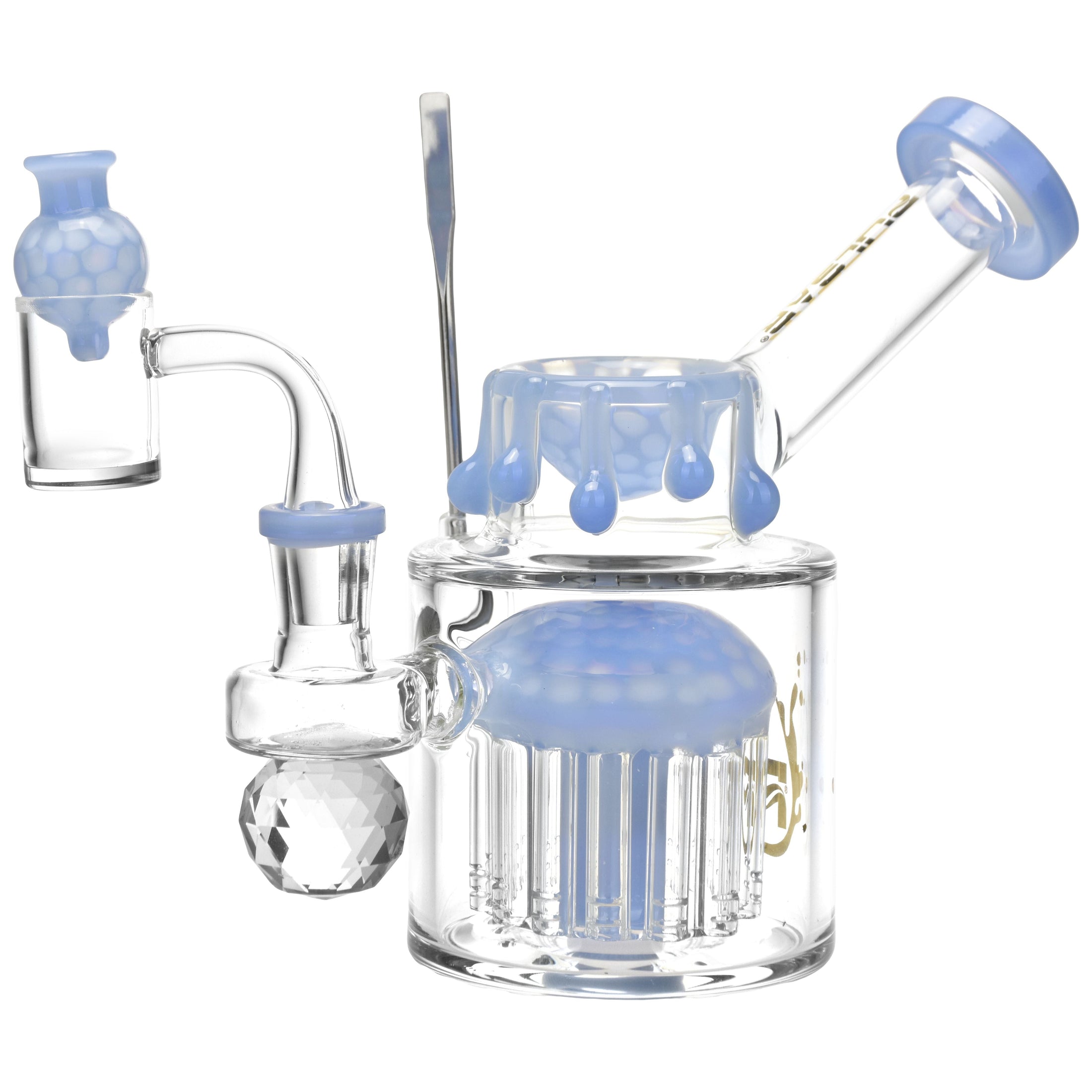 Pulsar Day Drippin' Glass Dab Rig by Smoke Drop - view 3 | Buddy Brandz