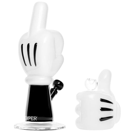 Hemper High Jinx Cartoon Glass Water Pipe by Smoke Drop | Buddy Brandz | Buddy Brandz