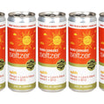 Laad de afbeelding in de Gallery-viewer, 24CT CASE - Asheville Dispensary Nano Cannabis D9 Uplift Seltzer - 12oz / 40mg / Mango / Lions Mane Extract / B12
