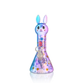 Load image into Gallery viewer, Cute Bunny Beaker Bong with Tree Perc | Croia Glass
