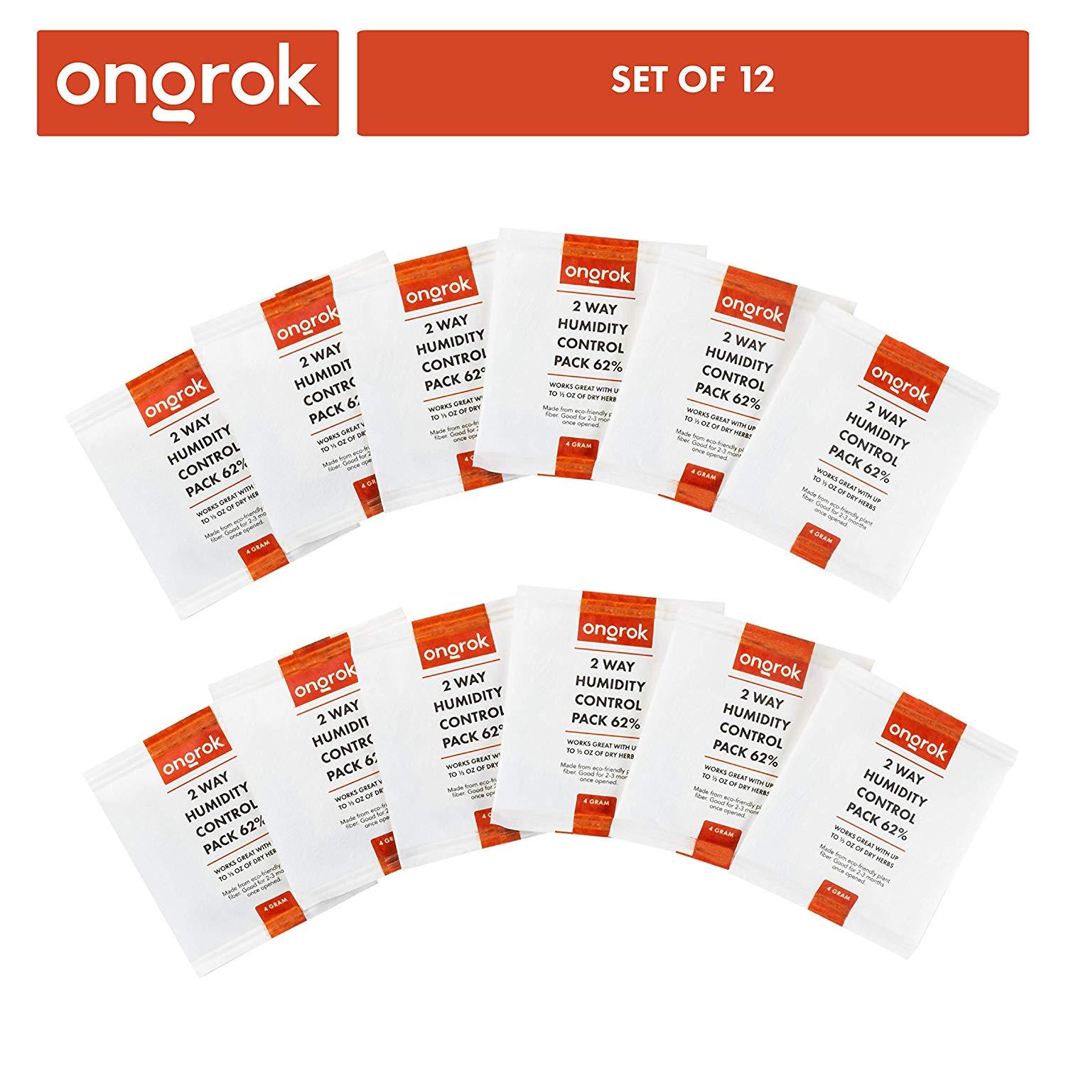 Ongrok 2-Way 62% Humidity Packs | 3 sizes (Small, Medium, Large) by Smoke Drop - view 5 | Buddy Brandz