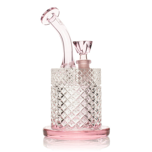 Twenties Collection Water Pipe | Pink by Smoke Drop | Buddy Brandz | Buddy Brandz