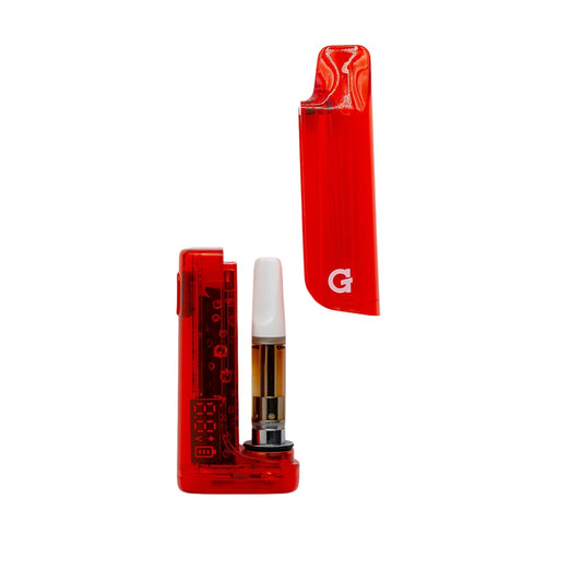 G Pen Hydout 510 Battery - Red Translucent by Smoke Drop - view 2 | Buddy Brandz - alternate view | Buddy Brandz