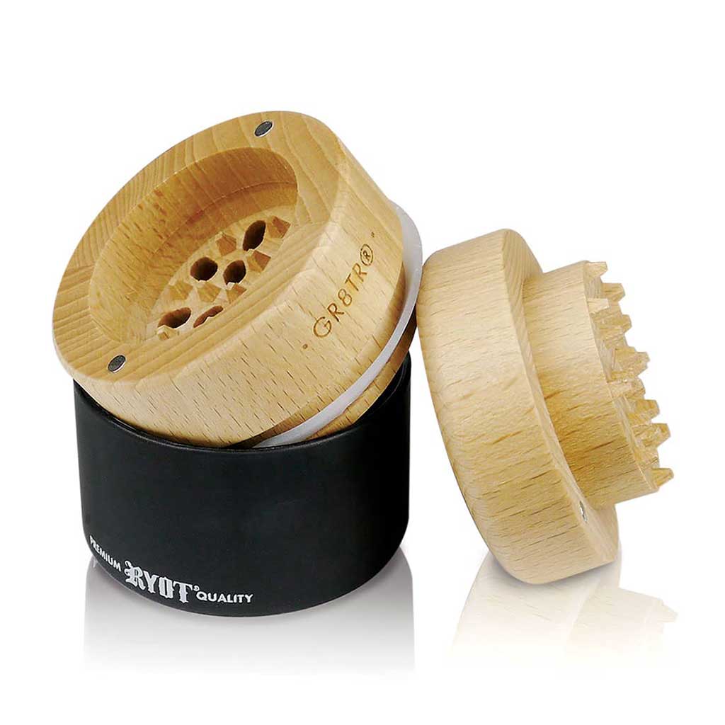 WOOD GR8TR WITH JAR BODY by Smoke Drop - view 11 | Buddy Brandz