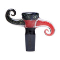 Load image into Gallery viewer, Cheech Glass 2" 14mm Dichro Horns Up and Down by Smoke Drop - view 3 | Buddy Brandz
