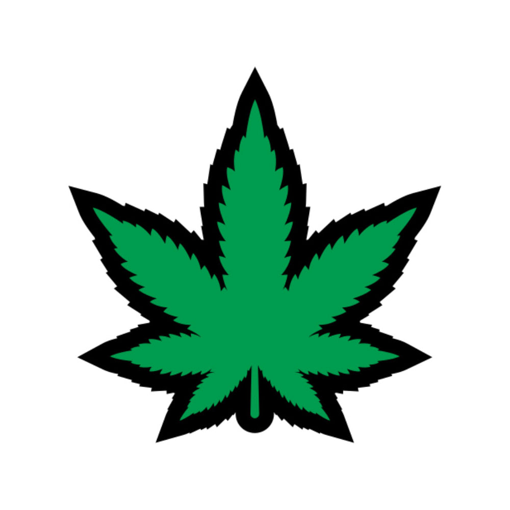 Weed Pin Green Marijuana Leaf by Smoke Drop - view 2 | Buddy Brandz
