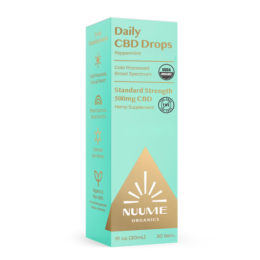 Organic CBD THC-Free Peppermint Drops 500mg - Broad Spectrum by Smoke Drop | Buddy Brandz | Buddy Brandz